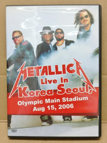 Metallica Heavy Metal Band Korea Concert 2006 Mega Rare Malaysia DVD FCBL082