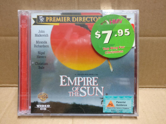 Sealed Movie Empire Of The Sun Christian Bale Singapore English 2x VCD FCB2270