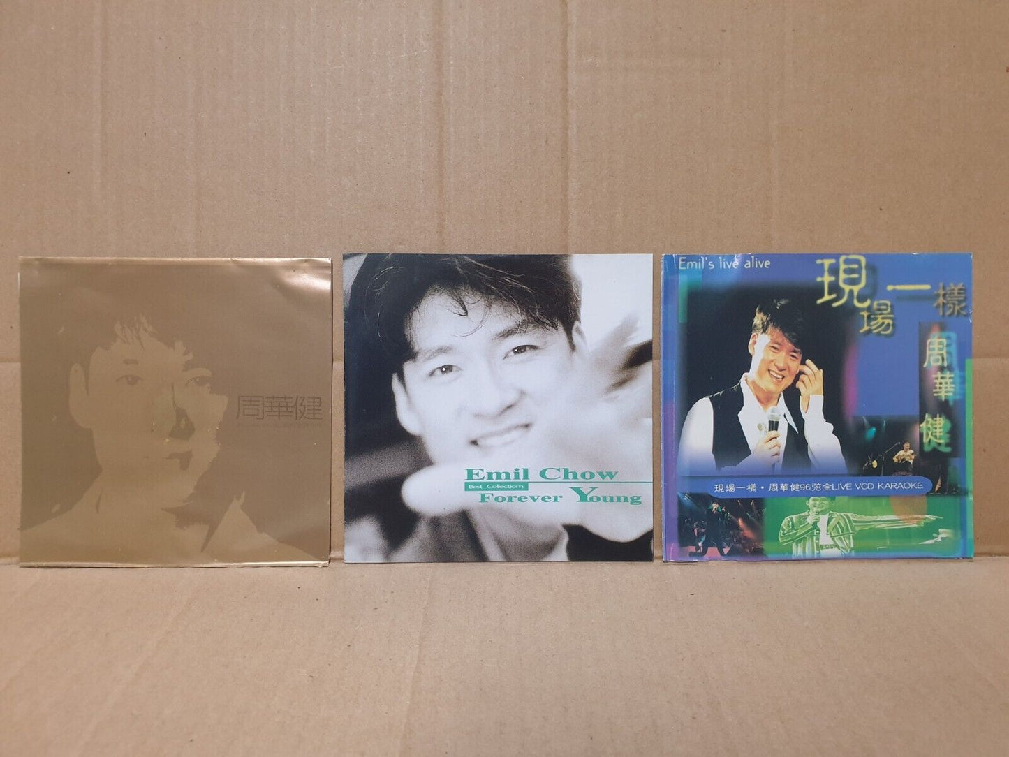 Emil Chau 周华健 周華健 Chinese 7x CD +VCD+ 2x (2x VCD) Set Lot Of 10 (FCS10348) L