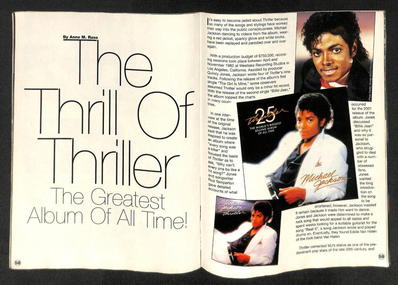 Vintage A Tribute To Michael Jackson MJ 1958-2009 Magazine (MZ026)