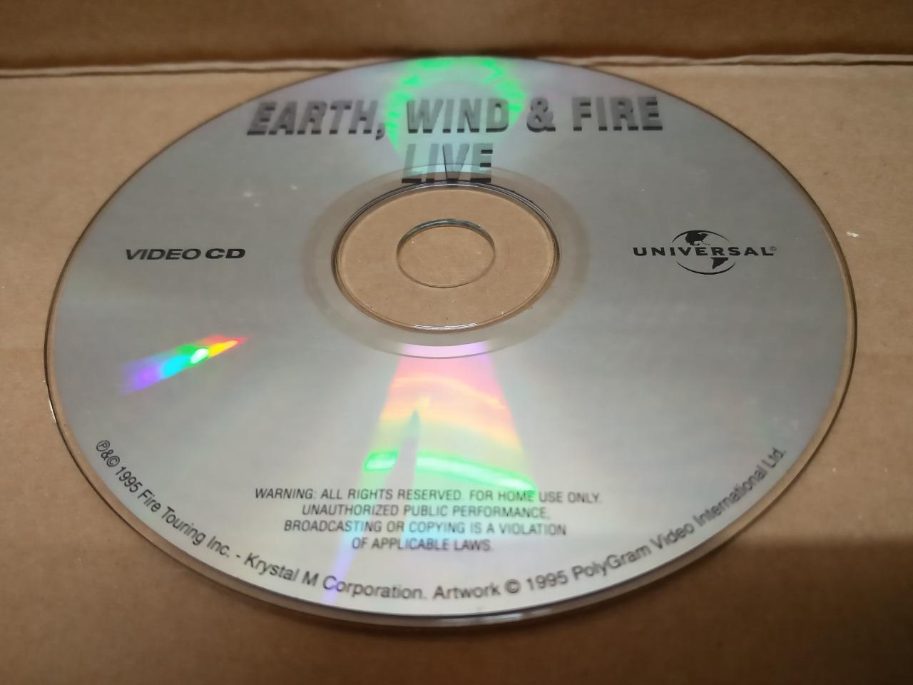 Mega Rare Earth, Wind & Fire Live Singapore VCD FCS8510