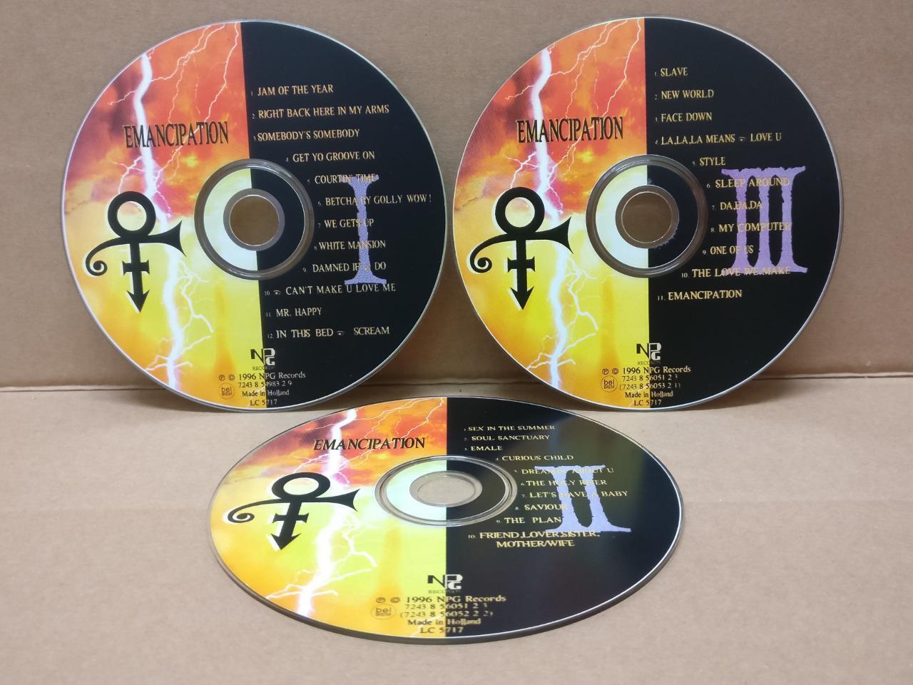 Mega Rare Prince Emancipation 1996 Holland 3x CD FCS8566