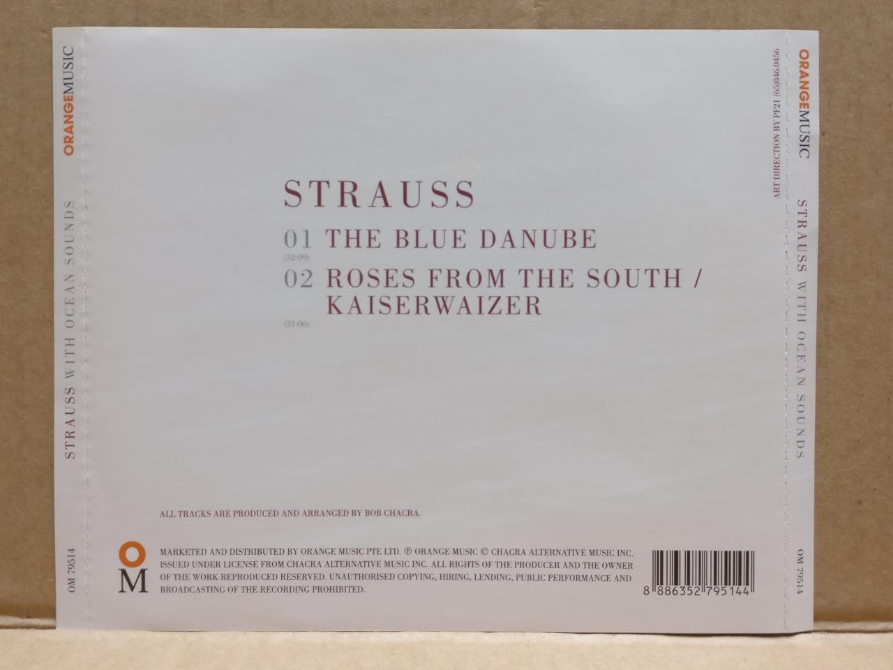 Strauss Ocean Sounds Audiophile Classical Music 24Bit Singapore Gold CD FCS9562