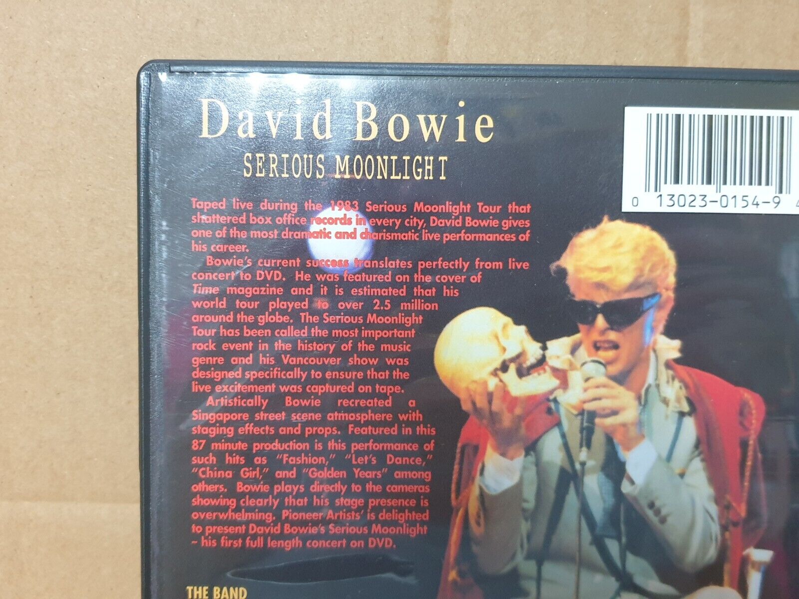 David Bowie Serious Moonlight 1999 English DVD (FCB2460)