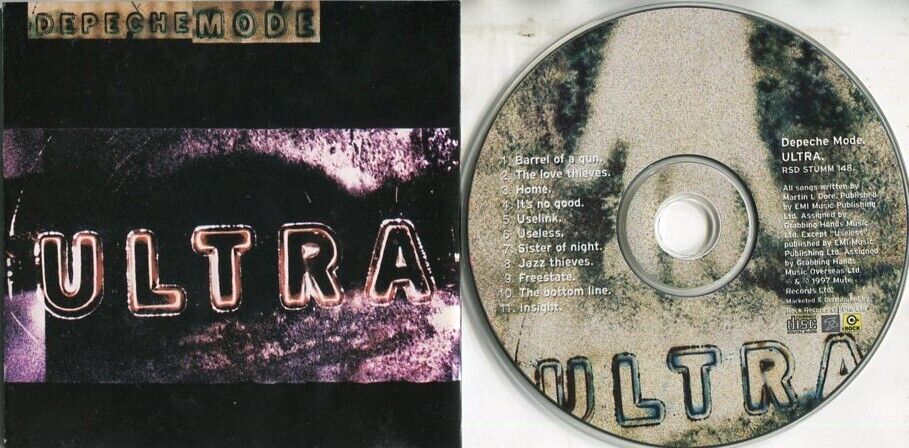 Depeche Mode Ultra 1997 Rock Records Rare Singapore Press CD FCS2486