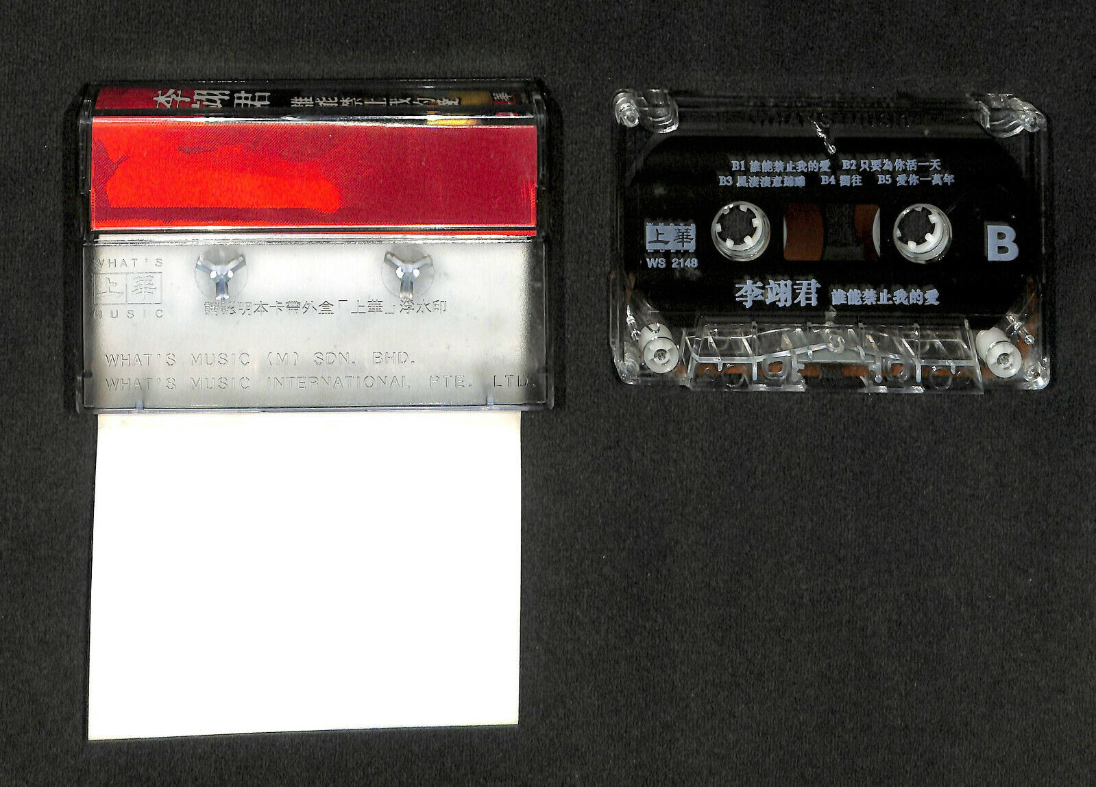 Taiwan Li Yi Jun 李翊君 1996 What's Music Label Singapore Cassette 卡帶 磁帶 CS1600