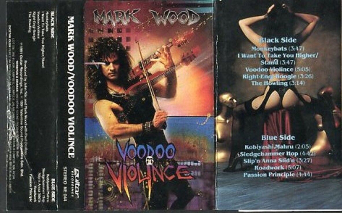 Mark Wood Voodoo Violince 1991 Mega Rare Valentine Sound Malaysia Cassette CS389