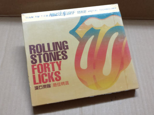 New Sealed Rolling Stones Forty Licks DSD For Car Rare China 2x CD FCB2203 F