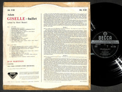 Adam Giselle Paris Conservatoire Orchestra Ballerina Decca SXL 2128 LP ELP2250