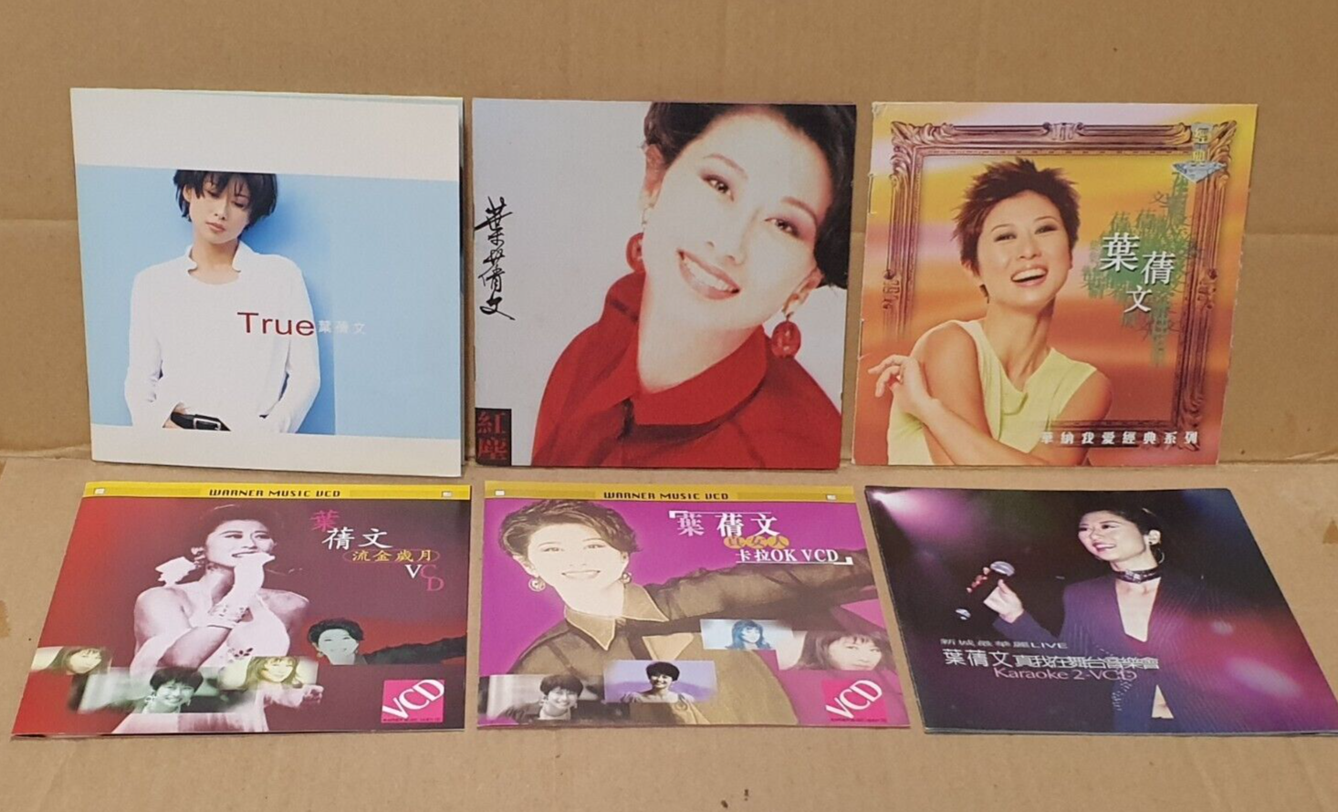 Sally Yeh 叶倩文 葉倩文 Chinese 2x CD+2x VCD+ (2xCD)+ (2xVCD) Set LOT Of 6 FCS10334 G