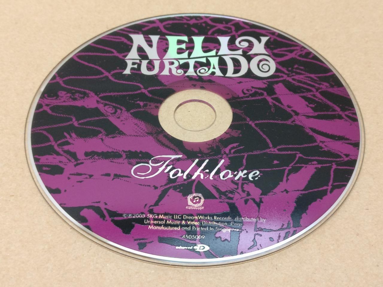 Nelly Furtado Folklore 2003 Mega Rare Singapore CD FCS8689