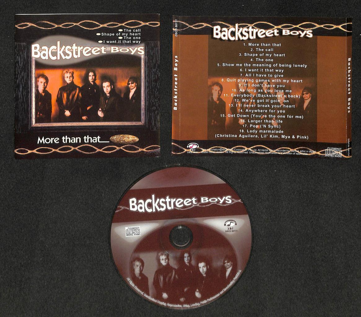 Backstreet Boys BSB On Cover Only Compilation Mega Rare Singapore CD FCS7970