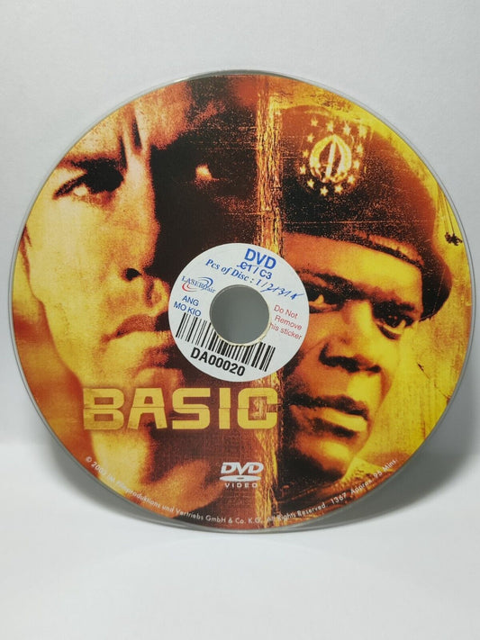 Movie Basic John Travolta DVD Disc Only NO Case & Art Work Cover (SD010)