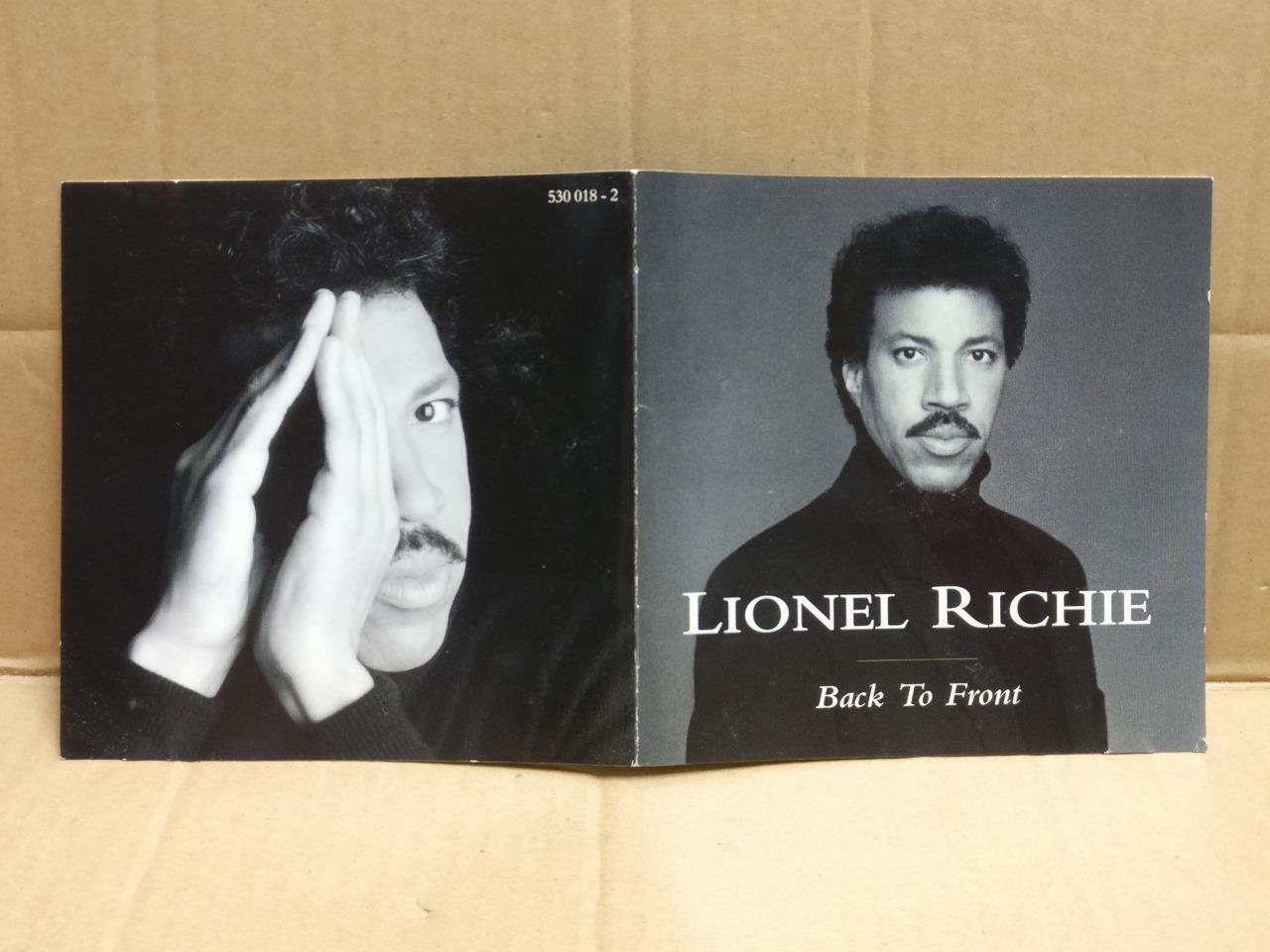 AMM Lionel Richie Back To Front 1992 Australia English CD FCS10068 (No Case)