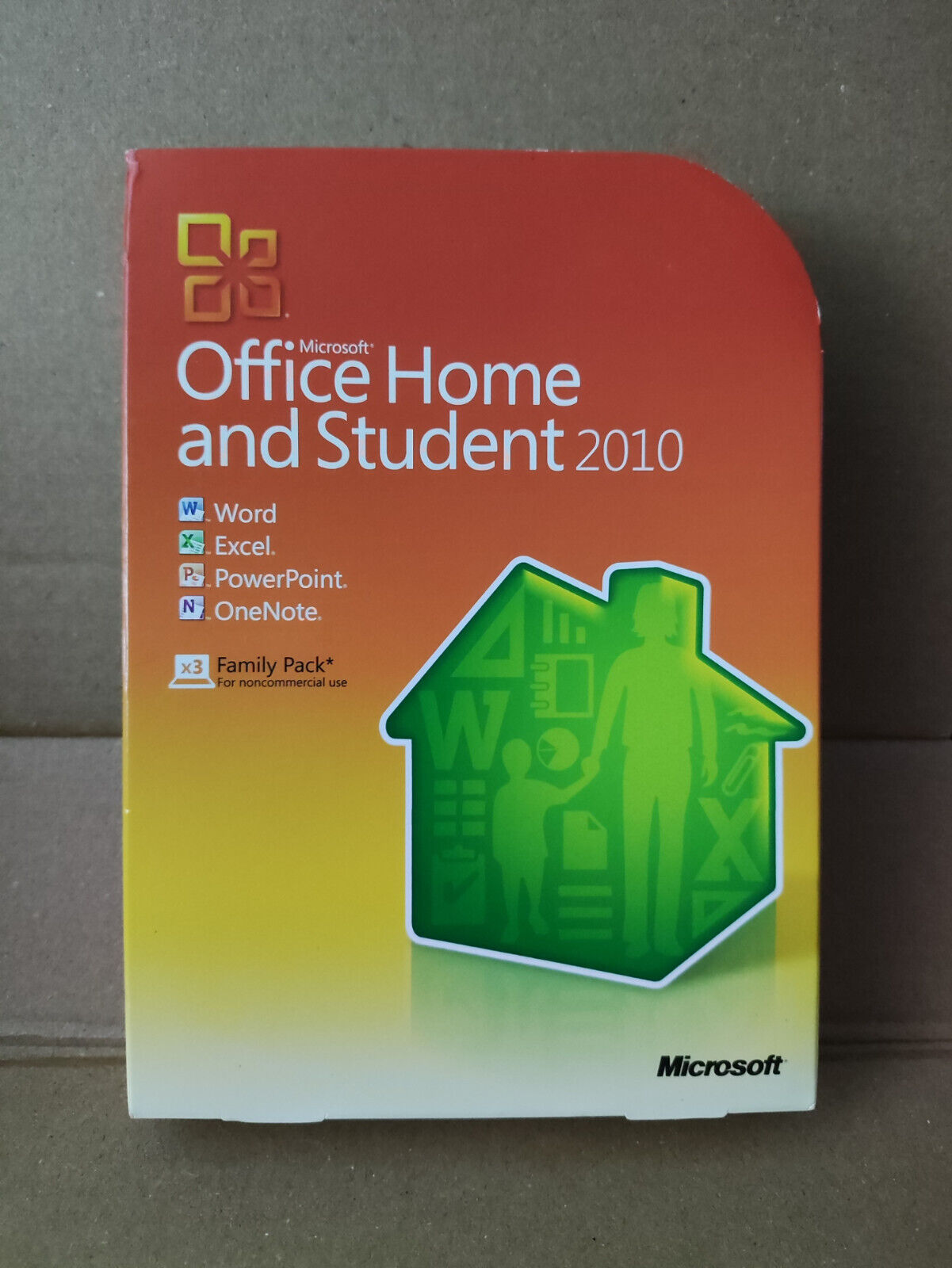 Microsoft Office Home And Student 2010 DVD With License Key (SW008)