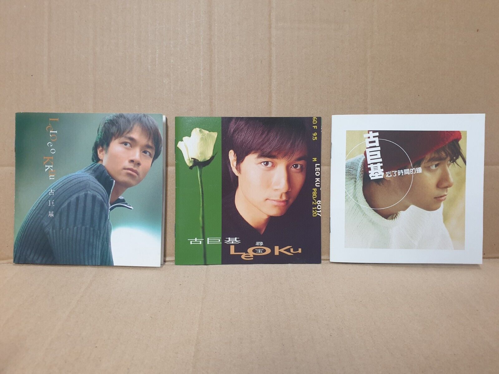 HK Leo Ku 古巨基 古巨基 Chinese 4x CD + 1x (2xVCD) Set Lot Of 5 (FCS10365) H