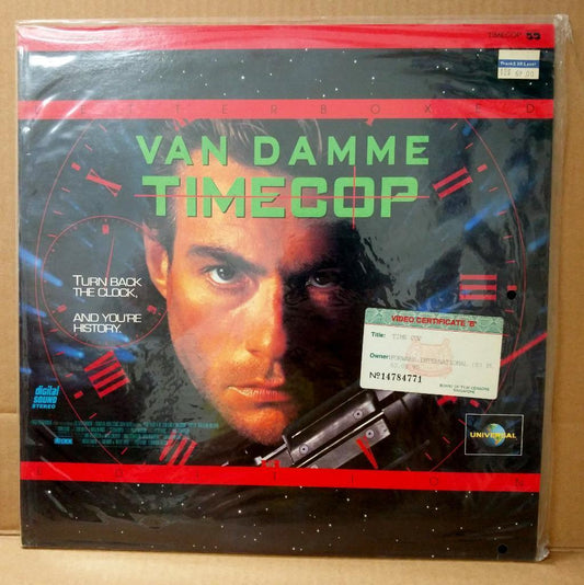 Movie Timecop Van Damme Mega Rare Singapore Laserdisc LD LD1102