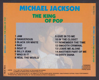 Mega Rare MJ Michael Jackson On Cover Only Singapore CD FCS6982