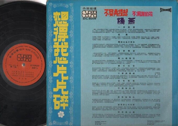 Taiwan Yang Yan 楊燕 不要再提起 Rare Label Singapore Chinese LP 12" CLP2190
