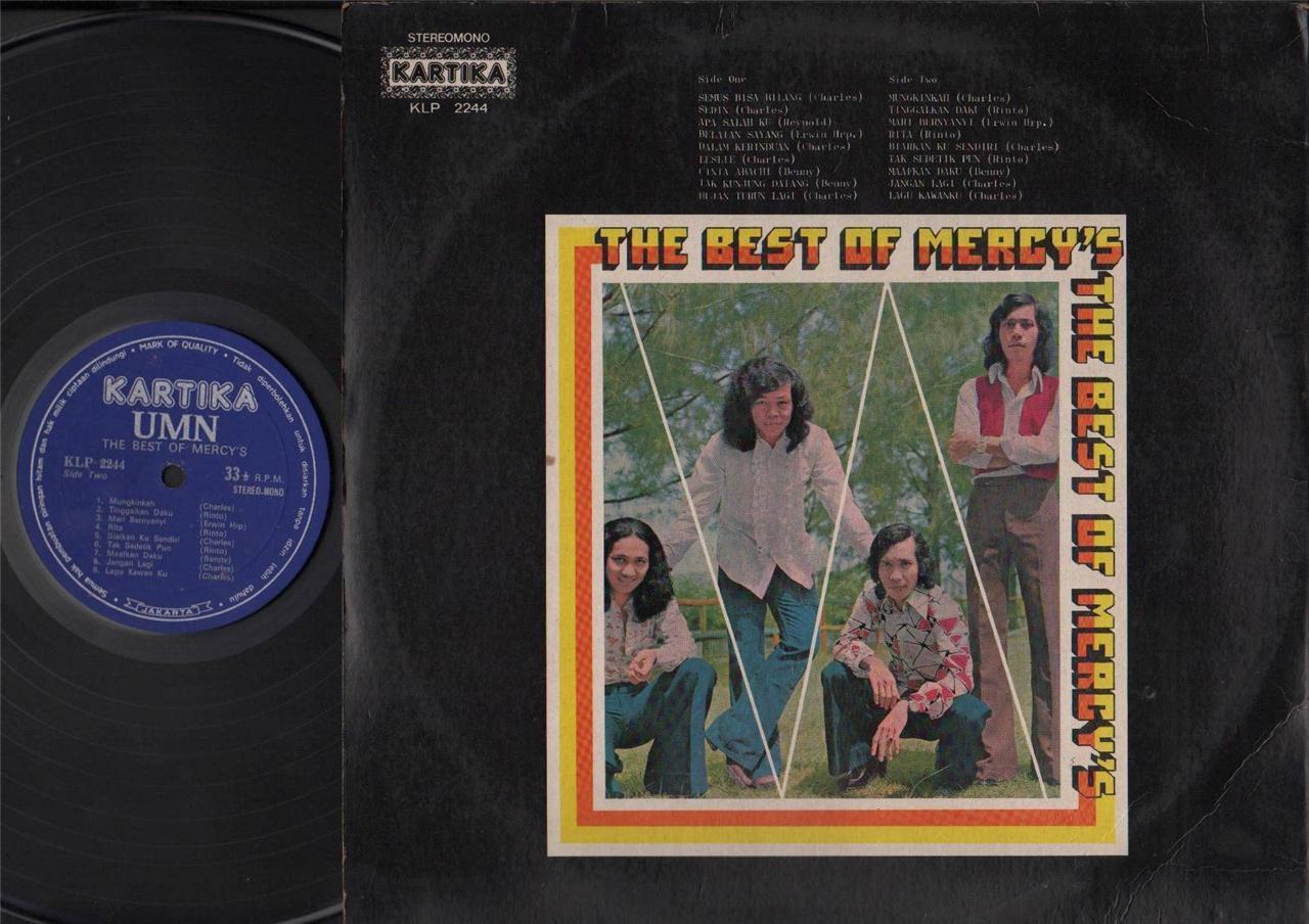 70's Mega Rare Indonesia The Mercy Malay Band Drum Beat Piano Pop 12" LP MLP276