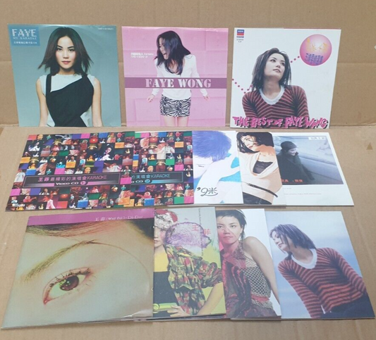 China Faye Wong 王菲 Chinese 7x CD + 5x VCD Set Lot Of 12 (FCS10353) M