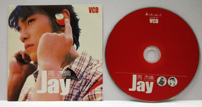 Taiwan Jay Chou 周杰倫 周杰伦 Sony Earpiece On Cover 2000 Hong Kong Video VCD FCS7265
