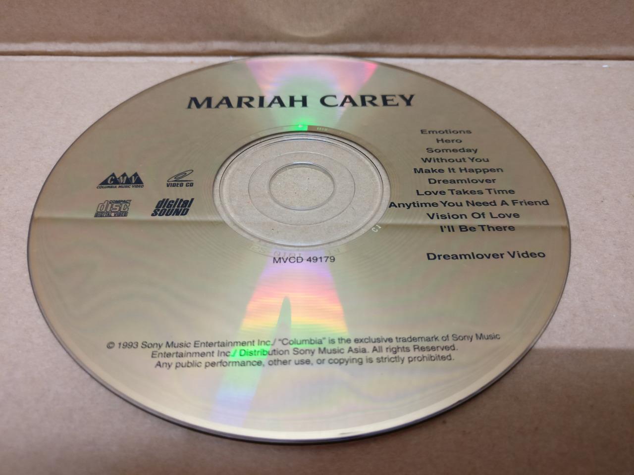 Mega Rare Mariah Carey 1993 Asia Gold VCD FCS8849