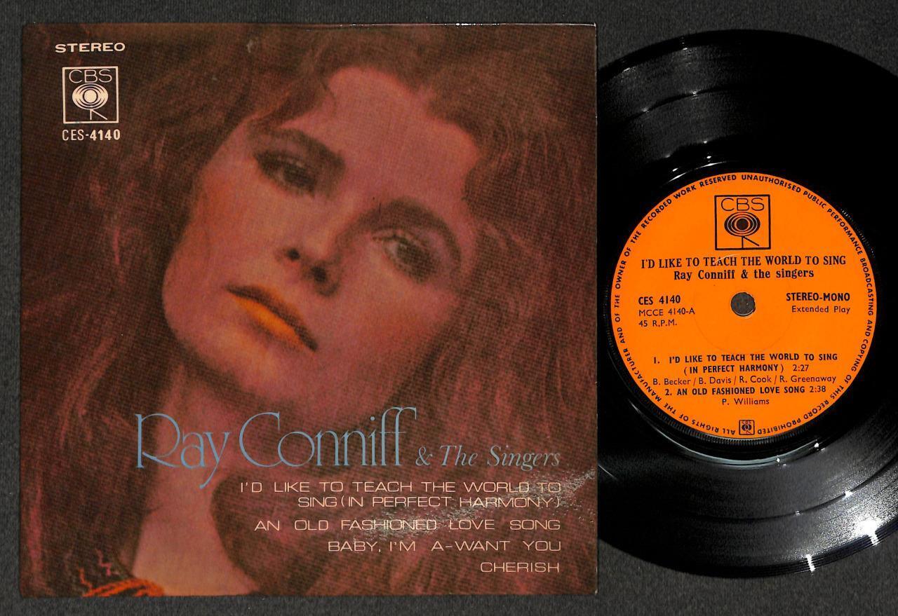 Ray Conniff & The Singers I'd Like To Teach The World To Sing USA 7" EP EEP1666