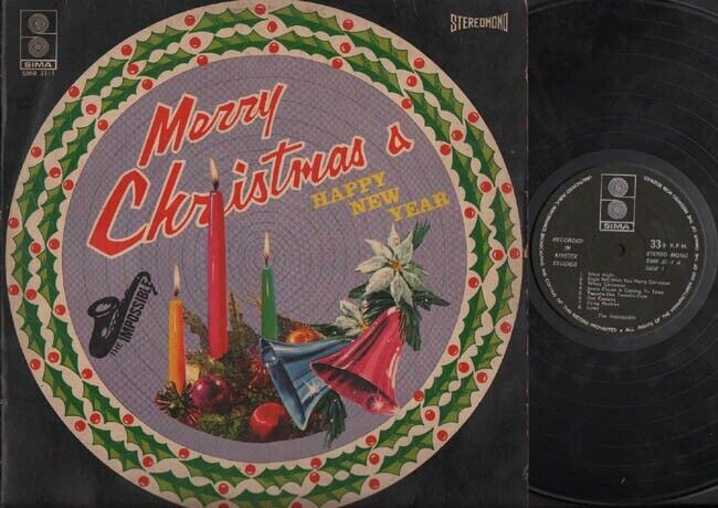 Rare Singapore The Impossible Band Christmas & New Year Music 12" LP CLP2242