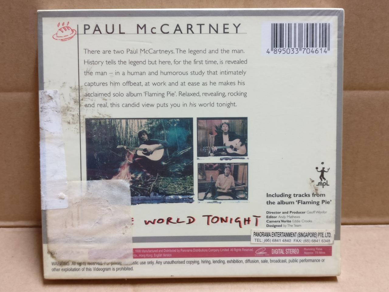 Sealed Paul McCartney In The World Tonight Singapore Video CD 2x VCD FCB2087