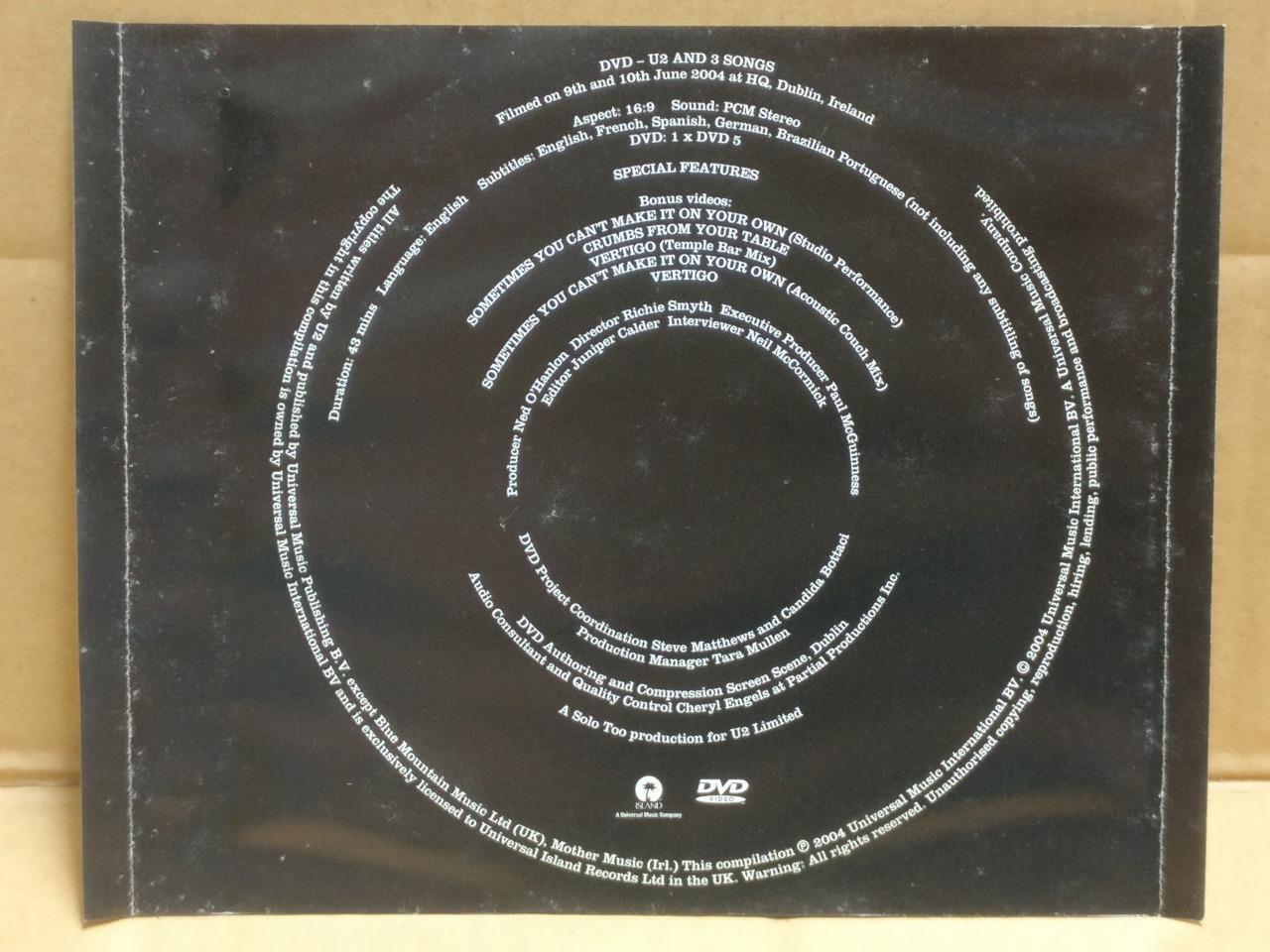 U2 How To Dismantle An Atomic Bomb 2004 Mega Rare Singapore CD + DVD FCS9664