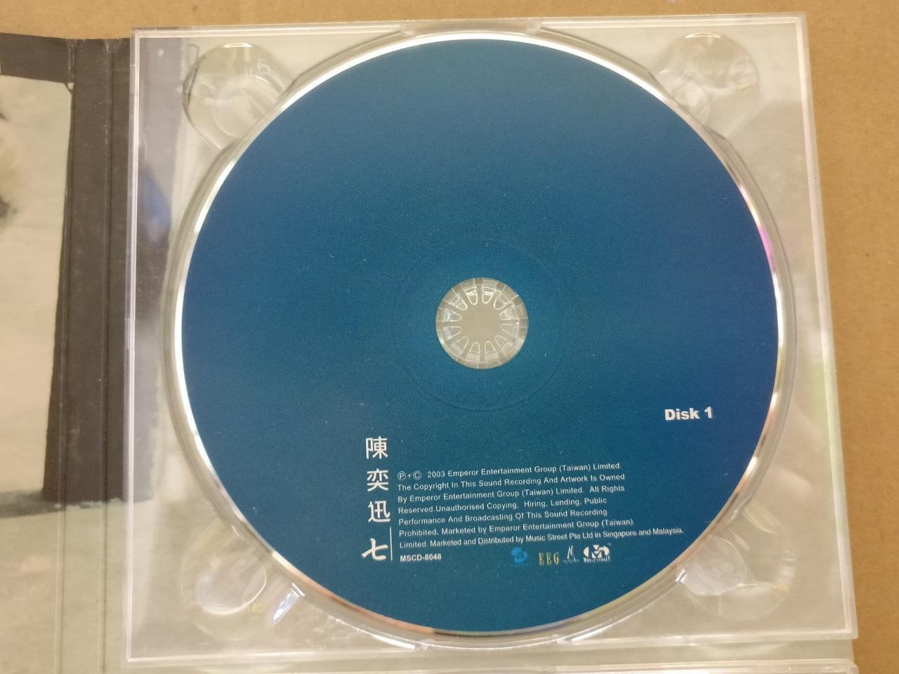 Hong Kong Eason Chan 陳奕迅 陈奕迅 七 2003 Rare Singapore Chinese 2x CD FCBL146