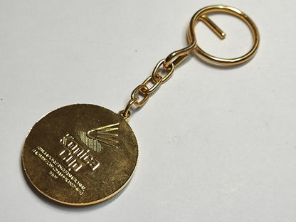 AMM68 VINTAGE KEYCHAIN KEYRING SG KONICA CUP BADMINTON CHAMPIONSHIP 1991 (JF078)