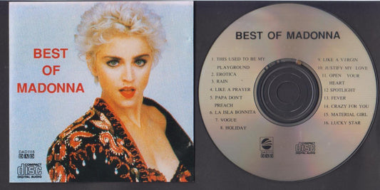 Mega Rare Madonna On Cover Singapore CD FCS6167