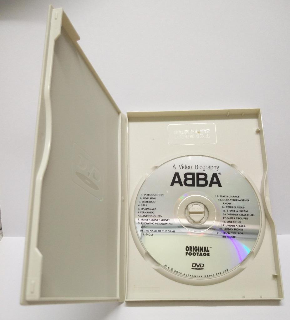 ABBA A Video Biography MV Karaoke Rare Made In Singapore DVD FCB1196