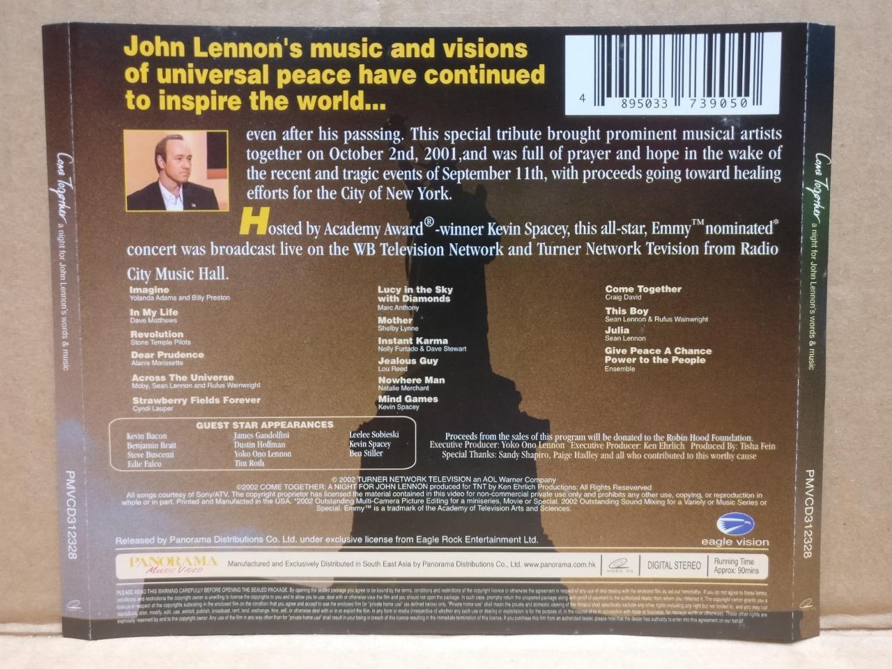 Come Together A Night For John Lennon's Words Music Asia Video CD 2x VCD FCS9595