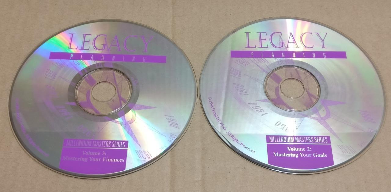 Donald White Legacy Planning Leadership 1998 Autograph Singapore 3x CD FCS9879