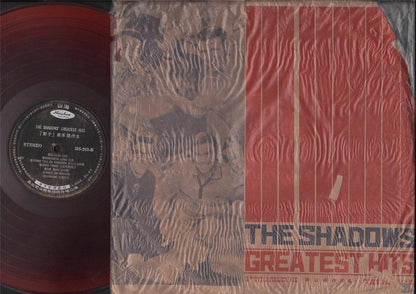 The Shadows Rare Cover China Taiwan Label Red Vinyl 12" LP ELP2180