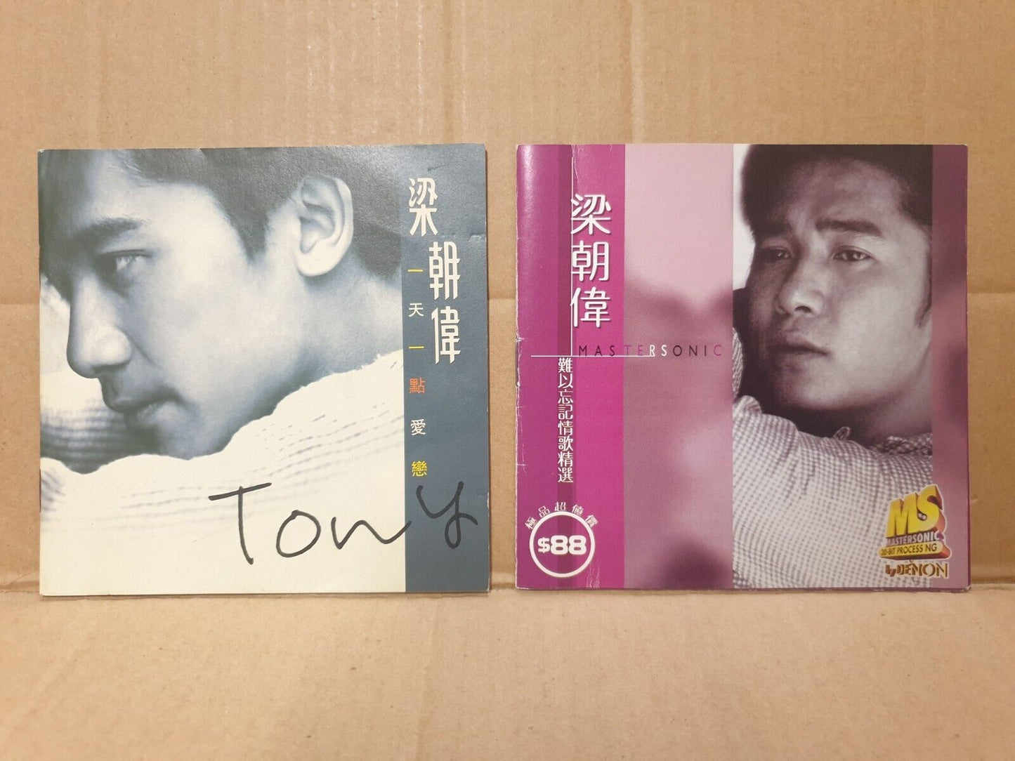 HK Tony Leung 梁朝伟 梁朝偉 Chinese 2x CD Set Lot Of 2 (FCS10359) C