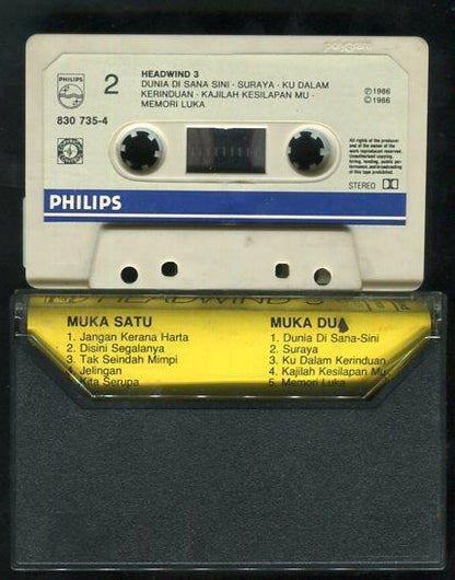 Rare Malay Rock Band Headwind 1986 Polygram Records Cassette CS568
