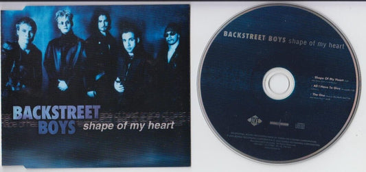 Backstreet Boys Shape Of My Heart 2000 Rare Zomba Australia CD FCS2629