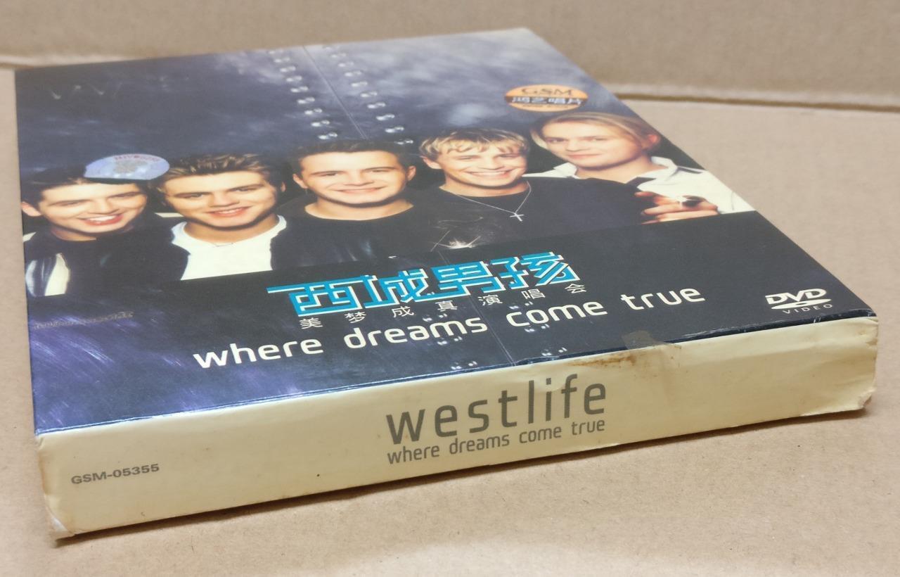 Westlife Where Dreams Come True Rare China Only CD + DVD FCBL098