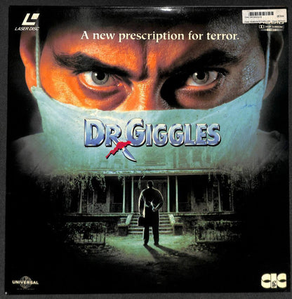 Mega Rare Horror Movie Dr. Giggles Larry Drake Singapore Laserdisc LD LD1424