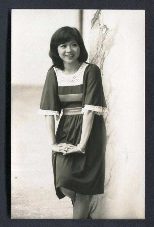 70s Singapore Singer Alice Choy Ai Li 爱丽 Pretty Woman Photo Not Postcard PC677