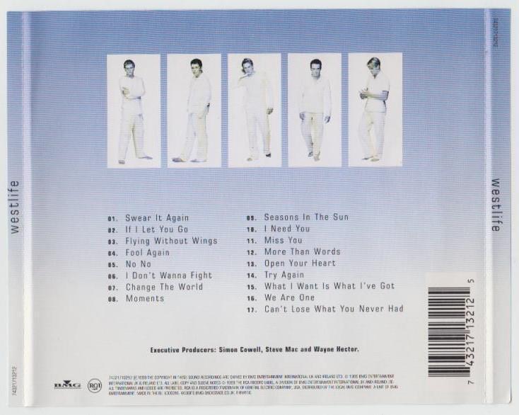 Westlife 1999 EU CD FCS2734