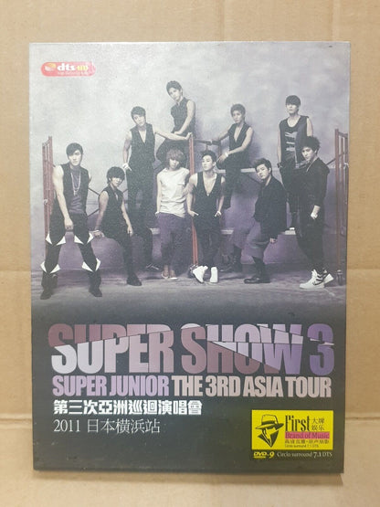 Korea Super Junior Super Show 3 In Japan China 2011 Chinese DVD (FCB2386)