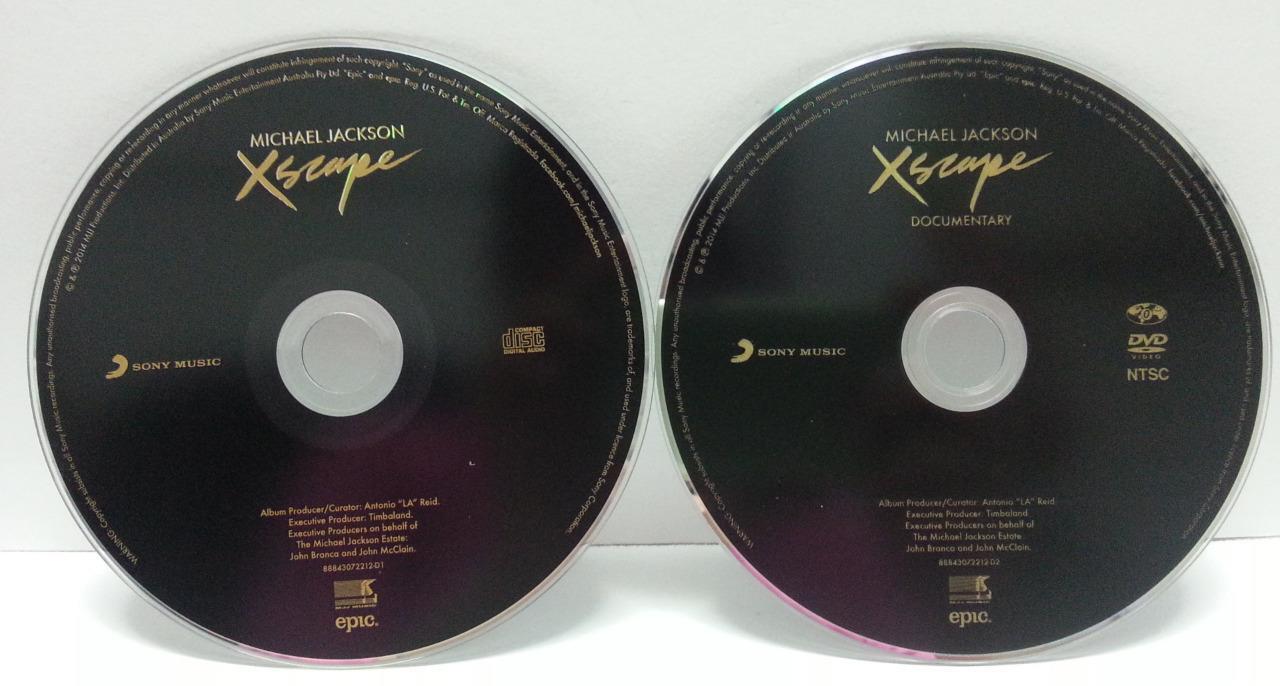 Michael Jackson MJ Xscape 2014 Sony Australia CD + DVD FCB1030