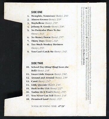 Chuck Berry The Blues Collection 1993 Paris Cassette CS026