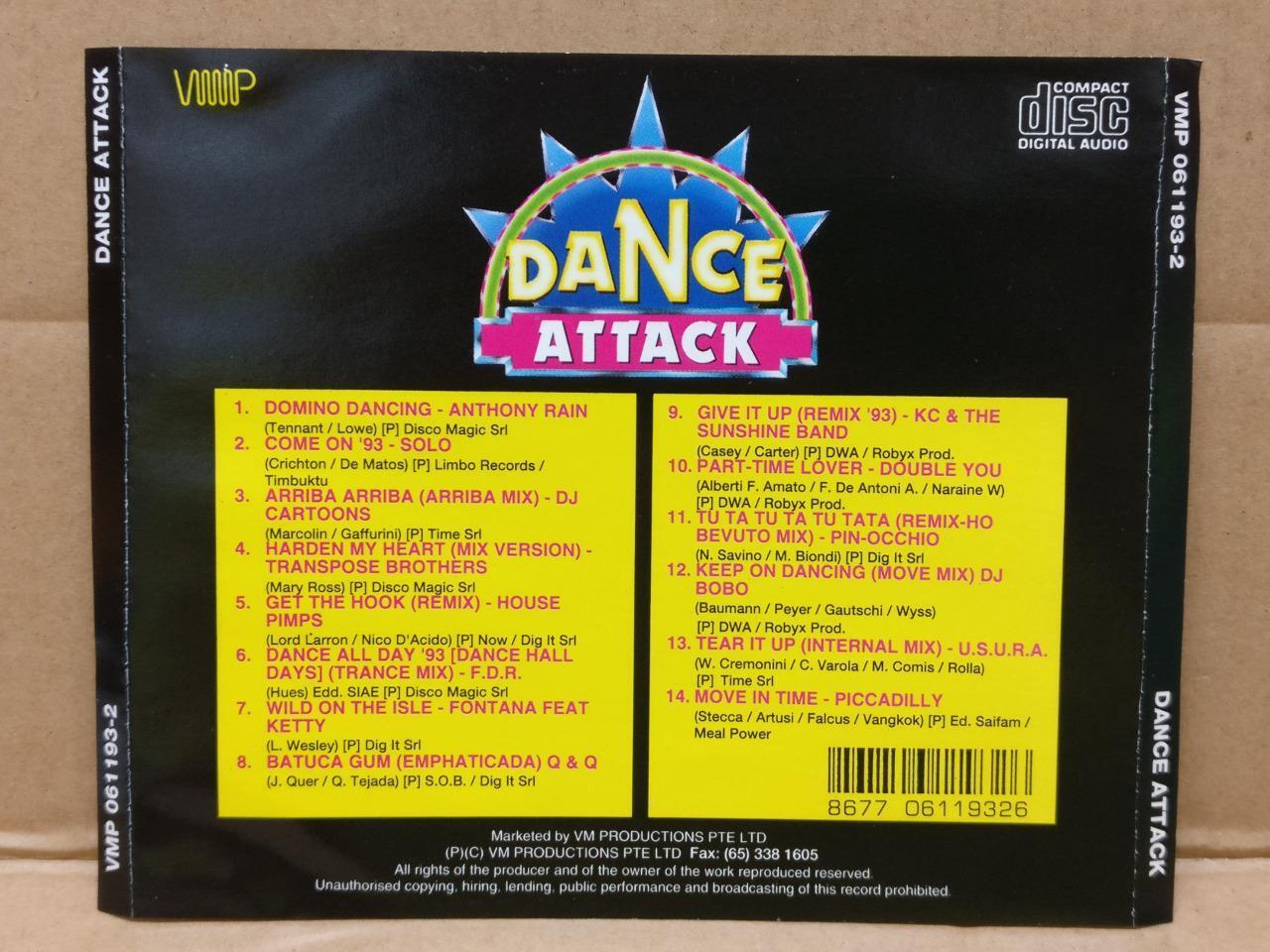 Dance Attack Solo Q & Q House Pimps DJ Bobo Piccadilly Singapore CD FCS9031