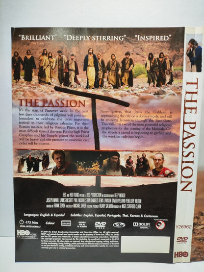 TV Series The Passion Joseph Mawle DVD Disc & Cover Region 3 (NO Case) (DC036)